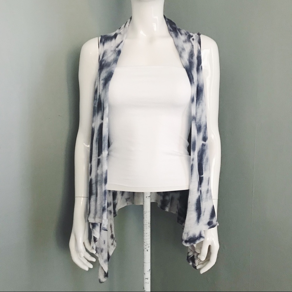 Marbled Tie-Dye Knit Vest | Size S